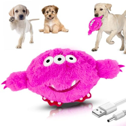 Interactive Dog Toys Rechargeable Moving Dog Puppy Toys to Keep Them Busy (Monster) - color: Monster