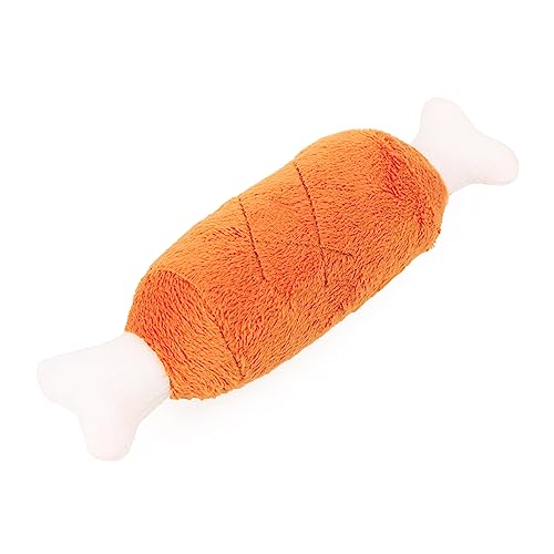 Dog Squeaky Toys, Dog Toys, Dog Chewing Toy for Aggressive Chewer Pet Plush Drumstick Toy Puppy Soft Teething Toy Dogs Cute Squeak Toy Pet Supplies