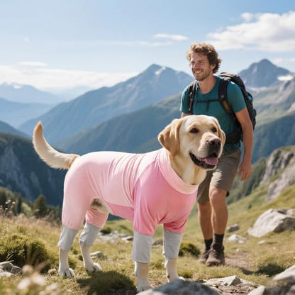 UV Protection Dog Shirt for Summer Lightweight, Stretchable, and Quick-Drying Keeps Your Dog Cool and Safe from Sun Damage RedPink XL - color: RedPink, size: XL