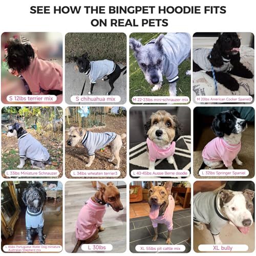 BINGPET Small Dog Sweater Pullover Fleece Vest with Leash Hole & D-Ring,Cotton Dog Hoodie for Small Medium Large Dogs Puppy Boys Girls,Thick Soft Fleece Winter Dog Clothes Cold Weather Sweatshirt Coat - color: Black, size: XS(Chest: 15",Neck: 10",Back: 10