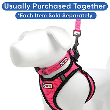 Pawtitas Dog Vest Harness Made with Breathable Air Mesh | All Weather Vest Harness for Extra Small Puppies and Large Cats with Quick-Release Buckle - Extra Small Pink Mesh Dog Harness - color: Pink, size: X-Small (Pack of 1)