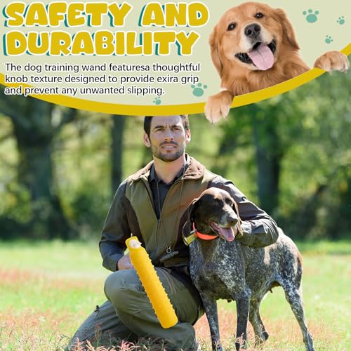 Blueweenly 4 Pcs Dog Bumper Toy for Water Retrieving Plastic Puppy Training Dummy Dog Float Toy Lightweight for Float on The Water Pool Outdoor Training Hunting Fetching (Yellow) - color: Yellow