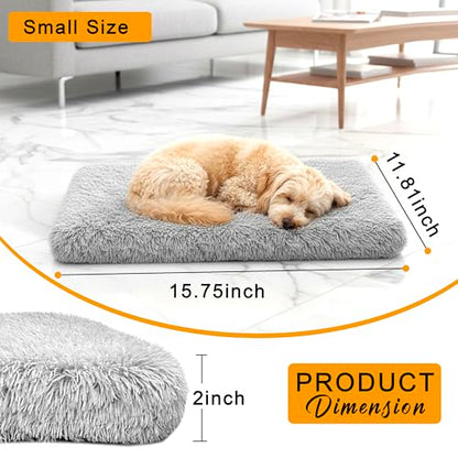 Dog Bed, pet beds (Small) - Premium Quality, Washable & Portable, Eco-Friendly, Multiple Sizes, Stylish Design, Removable Cover, Size Small(15.75 X 11.81 X 2) inch - size: Small