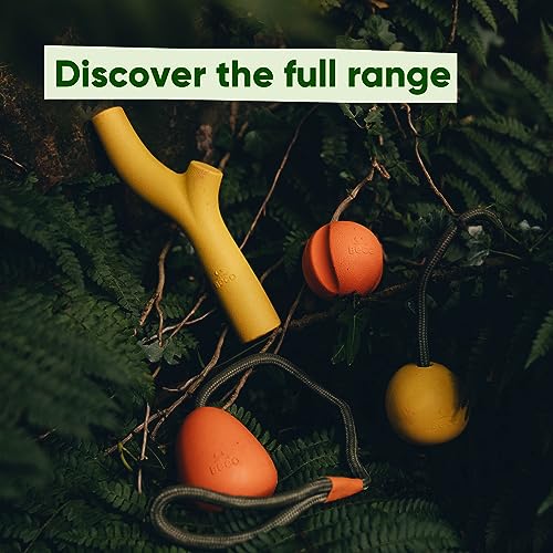 Beco Dog Toy - Natural Rubber Super Stick, Fetch Chew Toy for Dogs - Yellow - color: Yellow