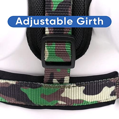 Pawtitas Reflective Padded Dog Harness for X-Small Dogs – Adjustable Puppy Step-in Vest | Fits Chest 14–18 in | No Pull Training Harness | XS | Green Camouflage - color: Green Camouflage, size: X-Small (Pack of 1)