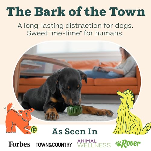 WOOF Starter Pack - Interactive Dog Ball Toy for Boredom - Dog Treat Molds Silicone - Chicken-Flavored Healthy Treats for Dogs - Pupsicle Doggy Enrichment Toy - for XL Pups - 75+ lbs