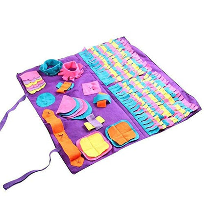 Pet Toy Pet Dog Sniffing Mat Training Blanket Find Food Play Toys Dog Mat for Relieve Stress Interactive Puzzle Sniffing Mat Pad