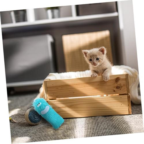 Toyvian Catnip Pillow Toy for Indoor Cats Interactive Plush Chew Toy for Kittens for Boredom Relief Multi-Functional Plush Pillow