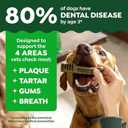Greenies Veterinarian-Recommended Adult Natural Dental Dog Treats Large Size, Dog Dental Chews, Original Flavor, 54 oz. Pack, 34 Count - size: 34 Count (Pack of 1)