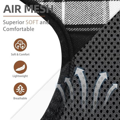 PUPTECK Soft Mesh Dog Harness and Leash Set Pet Puppy Cat Comfort Padded Vest No Pull Harnesses, Black, XS - color: Black, size: XS (NECK: 10", CHEST: 10"-14")