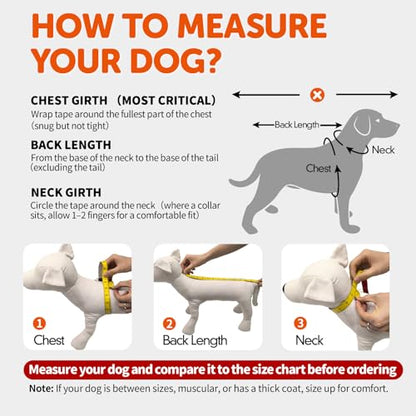 FOFOS Dog Winter Coat, Plush Dog Jacket with Leash Hole, Adjustable Warm Pet Snow Vest for Small Medium Dogs, Gray, XL - color: Gray, size: X-Large