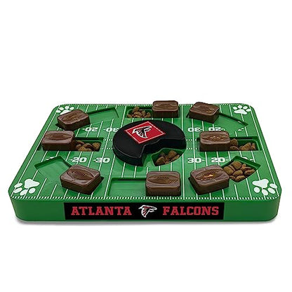 Pets First NFL Atlanta Falcons Puzzle Toy, Puzzle Treat Dog Toy, Interactive Dog Treat Toy, Dog Puzzle - color: ATLANTA FALCONS, size: Standard