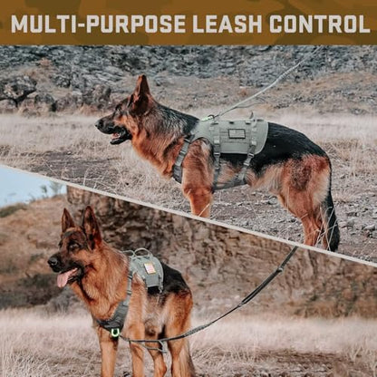 Dog Harness Medium Sized,Tactical Dog Harness with Handle,No Pull Military Style Service Dog Vest with Pockets Adjustable for Medium Dogs,Gray,Chest 15.5-25.5" - color: Gray, size: S:Chest 17-25",Fit 20-35lbs