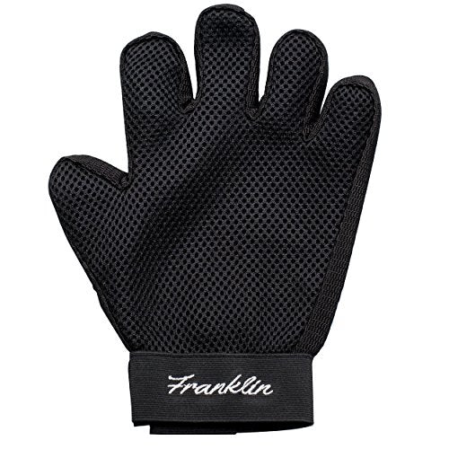 Franklin Pet Supply Co. SHED-MASTER - Pet Grooming Gloves - Gentle De-shedding Dog + Cat Hair remover - Long + Short Hair Remover - Great For Floors + Furniture