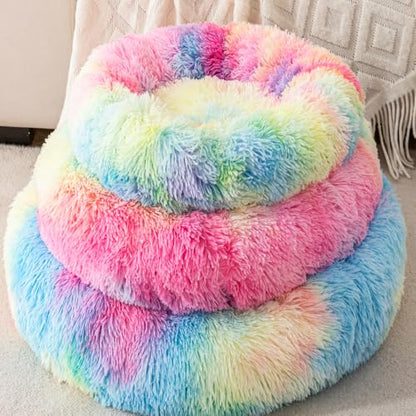 Cat Beds for Indoor Cats Nest Bed Dog Bed Pet Beds Kitten Bed Rabbit Beds Bed Kitten Cave Up to 10 Lbs Small Pet - size: 45CM