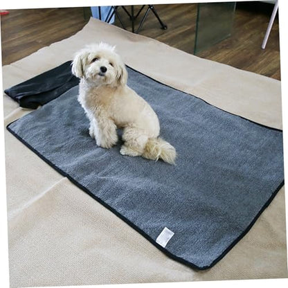 Kisangel Portable Pet Blanket Waterproof Blanket for Pet Waterproof Dog Blanket Pad Supplies Travel Dog Bed Portable Bed Foldable s Outdoor Mat Blankets Black