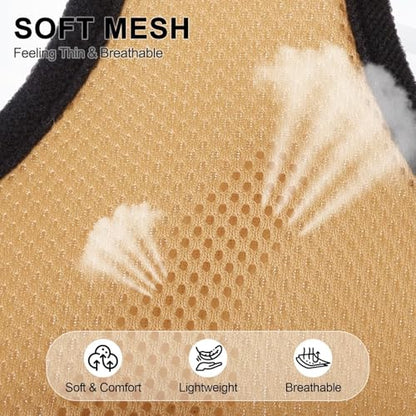 BINGPET Small Dog Harness, No Pull Dog Harness Small Sized Dogs, Soft Light Breathable Mesh Puppy Vest with Safety Buckle-Adjustable Step in Pet Harnesses for Easy Walking, Running, Training - color: Beige, size: XS (NECK: 10", CHEST: 10"-14")
