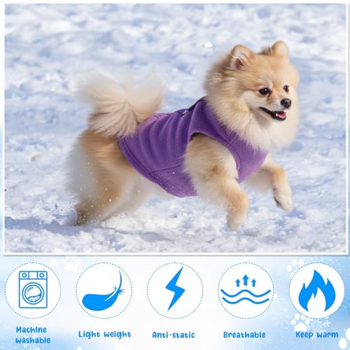 Reginary 10 Pack Medium Dog Sweaters Fleece Pet Dog Clothes with Leash Ring Soft Warm Winter Puppy Plaid Shirt(Stylish) - size: Medium,6.6-8.8 lb, style: Stylish