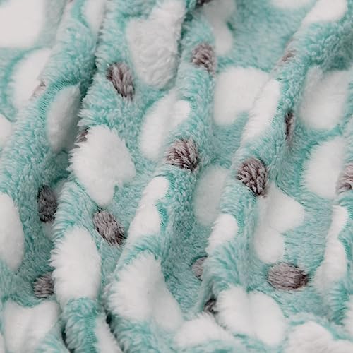 1 Pack 3 Puppy Blankets Super Soft Warm Sleep Mat Love Print Blanket Fluffy Fleece Pet Blanket Flannel Throw Dog Blankets for Small Dogs Puppy Dogs Fluffy Cats,Mix Love-Small(23"x15") - color: Mix Love Series, size: Small(23"x15")