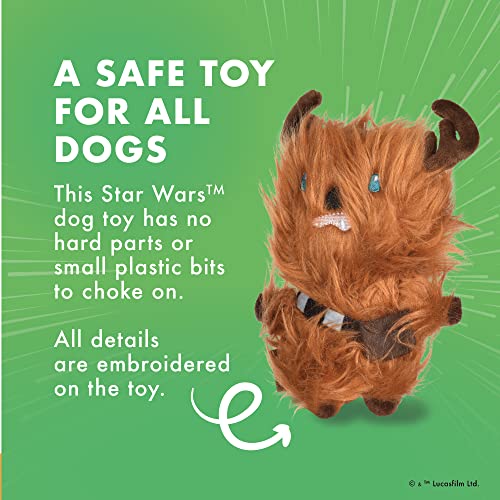 Star Wars Chewbacca Squeaky Dog Toy - Reindeer Holiday Plush Toy, 6 Inch Small, (FF19327) - color: Chewbacca Reindeer, size: 6 Inch