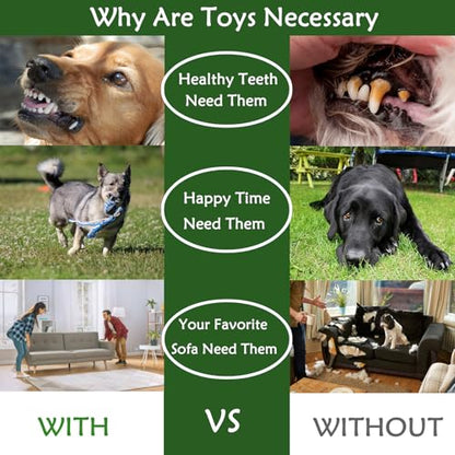 16 Pcs Small Dog Rope Toys, Puppy Tug of War Toy Set for Small Breeds 0-15 Lbs, Cotton Dog Tug Toys for Boredom, Teething & Interaction