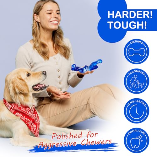 Dog Toys for Aggressive chewers Indestructible Dog Toy,Tough Toy for Large Breed Dogs,Built for Heavy Chewing,Dog chew Toys