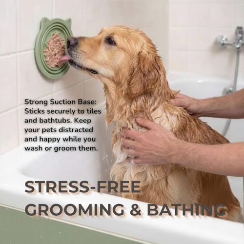Collapsible Dog Bowls 2 Pack (650ml Each) – Foldable Silicone Travel Bowl Set with Slow Feeder, Water Bowl & Carabiner Clip for Hiking Camping | Dishwasher Safe | for Medium to Large Dogs