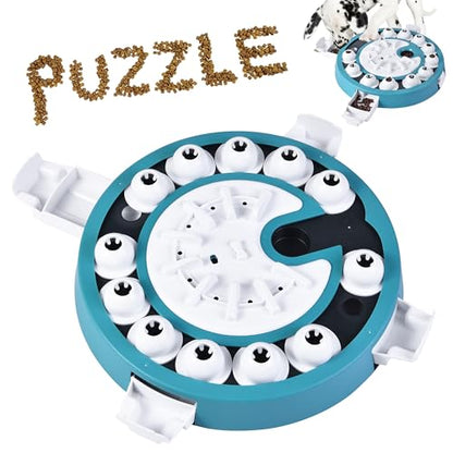 Dog Puzzle Toy Mental Stimulation - Level 3 in 1 Dogs Food Feeder Puzzle, Dog Treat Puzzle Feeder (Advanced-Mars Green Brainstorm) - color: Level 3 in 1-Advanced-Mars Green Brainstorm