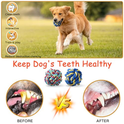 Aitmexcn Dog Rope Toys for Large and Medium Aggressive Chewers, 8 Pack Heavy Duty Dog Rope Toy for Large, Dental Cleaning Chew Toys, Tug Toy for Boredom, 100% Cotton Indestructible Pet Toy - style: 8PCS XXL Rope Toys