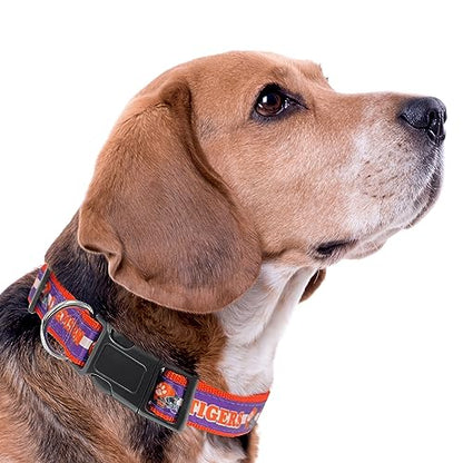 Pets First Collegiate Pet Accessories, Dog Collar, Clemson Tigers, Medium - color: Clemson Tigers, size: Medium