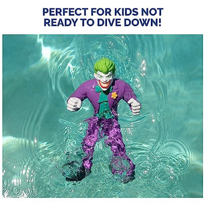 SwimWays DC Joker Floatin' Figures, Swimming Pool Accessories & Kids Pool Toys, Batman Party Supplies & Water Toys for Kids Aged 3 & Up - color: Joker Floating Figure