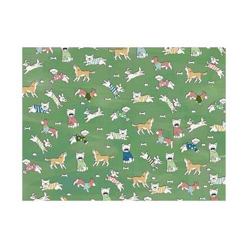 Pet Mat Pad, Washable Dog Blanket Cover, for Small Medium Large Breeds, Fabric Material, Breathable Summer Pad, Indoor Outdoor Pet Comfort Solution Productos para animales - color: Green