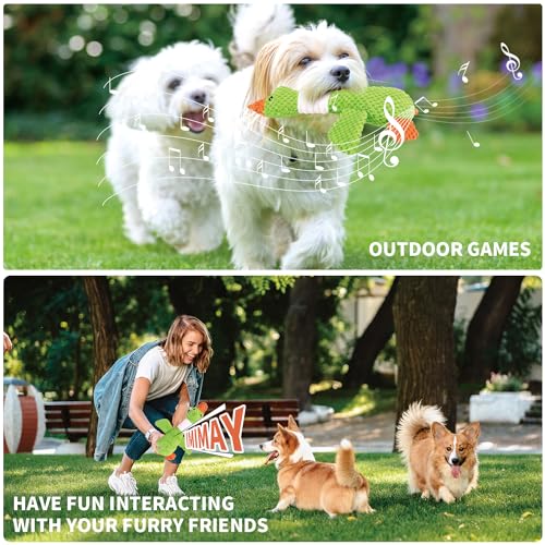 Pweituoet Squeaky Toys for Aggressive Chewers - Tough Dog Toys for Large & Medium Breed Puppies