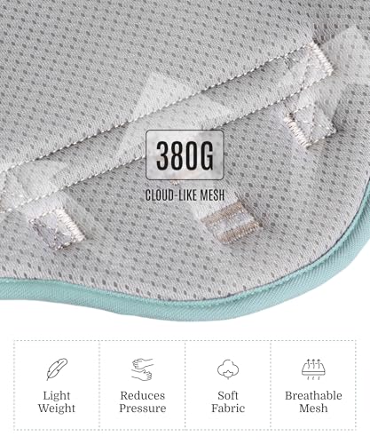 2026 New Edition, Fei & Eve MagEase Dog Harness - Instant Magnetic Buckle | 3-Point No-Pull Control | Heavy-Duty 900D Nylon | Dual Safety Handles | Breathable Mesh | Adjustable Fit | Medium,Green - color: Glacier Green, size: M