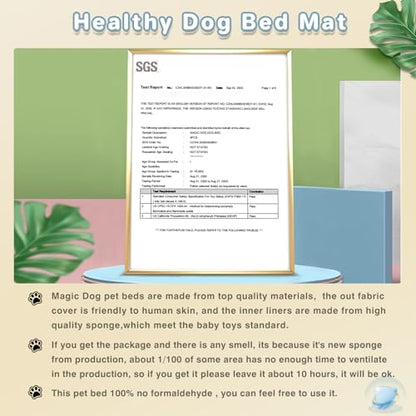 X-Small Crate Bed Pad - Super Soft Pancake Style Mat for Kennels, Ideal for Pet Beds, Machine Wash and Dryer Friendly, 22-Inch, Random Color
