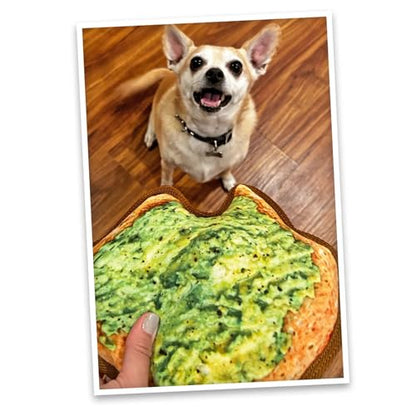 Doggijuana Cafe Combo Refillable Juananip Toy Bundle | Avocado Toast & Everything Bagel | Funny Dog Toy Plush with Catnip and Refill | Interactive Chew for Play - style: Avocado Toast & Everything Bagel