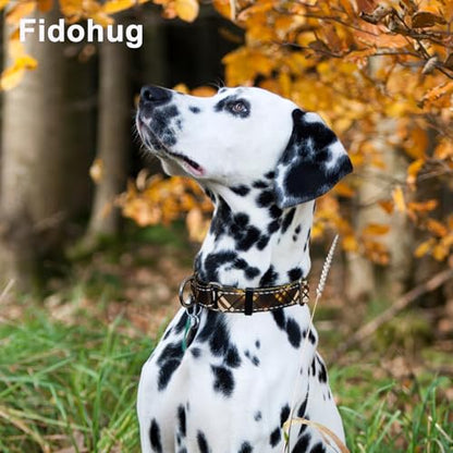 Fall Reflective Martingale Collar for Dogs with Quick Release Buckle Autumn Dog Collars (Brown Plaid, Small) - color: Brown Plaid, size: Small