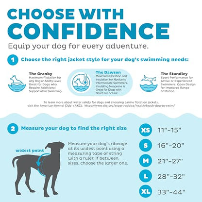 Outward Hound Dawson Swim Red Dog Life Jacket, Large - color: Red, size: Large (Chest Girth: 28"-32")