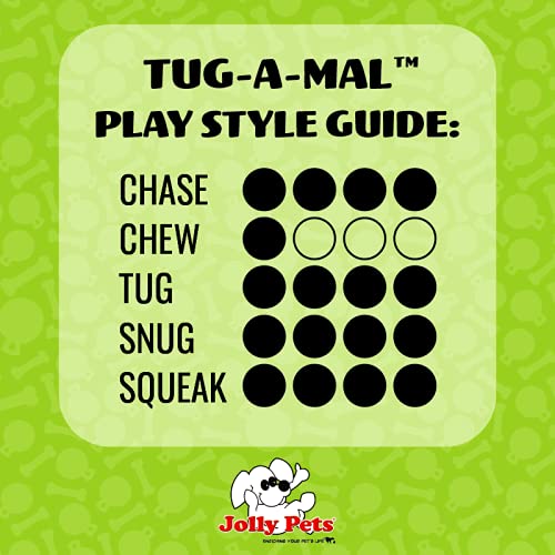 Jolly Pets Jolly Tug-a-Mal Monkey Tug/Squeak Toy, Medium - color: Monkey, size: Medium