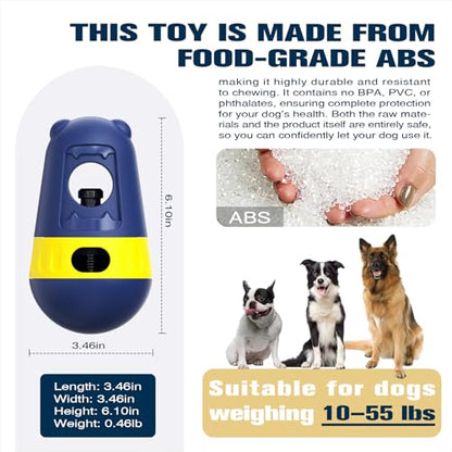 2-in-1 Dog Bully Stick Holder & Treat Dispenser Toy for Medium/Small Dogs