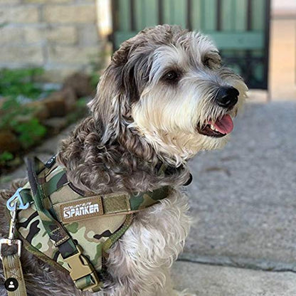 EXCELLENT ELITE SPANKER Tactical Dog Harness Patrol Harness Service Dog Vest Military Dog Vest Working Dog Vest with Handle(MCP-S) - color: MCP, size: S-(23.5 - 29.5")