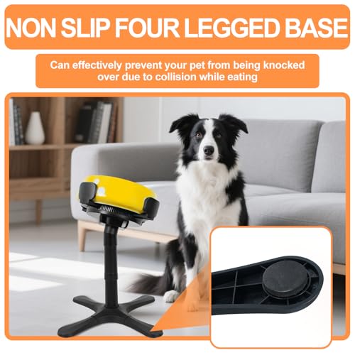 Adjustable Dog Bowl Stand Raised Bowl with 3 Heights Tilted Feeding Stand Elevated Stand for Dog Bowls Adjusts to 5.5",9.45",13.2" Non-Slip for Small Medium Large Dogs - color: Dog Bowls