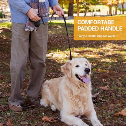 Hands Free Dog Leash, Heavy Duty Waist Leash for Dog Walking Running, Adjustable Multi-Function 9.8FT Long Dog Lead No Pull for Dogs, Professional Tangle Free Dog Training Lead - color: Adjustable-Black