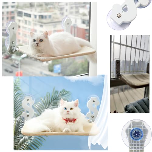 4 Pack Cat Window Perch Suction Cup Replacement with Screws 85mm Sturdy Strong Hanging Holder Suction Cups for Cat Window Perch Cordless Hammock Foldable Cats Bed Seat