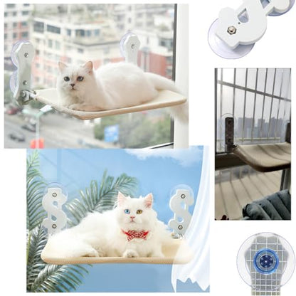 4 Pack Cat Window Perch Suction Cup Replacement with Screws 85mm Sturdy Strong Hanging Holder Suction Cups for Cat Window Perch Cordless Hammock Foldable Cats Bed Seat