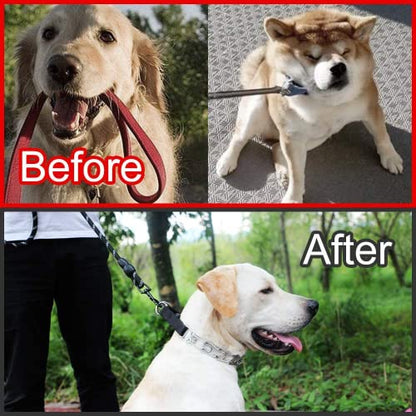 Dog Prong Collar, Adjustable Dog Training Collar with Quick Release Buckle for Small Medium Large Dogs (Silver, M/3.0mNeck: 16"-18'' Weight:50 lbs) - color: Silver, size: M/3.0mm (Neck: 16"-18" Weight: 50 lbs)
