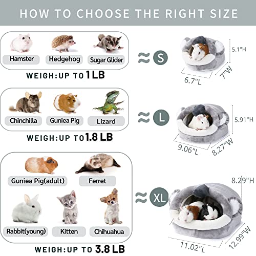 Warmer Hedgehog Supplies Toys House Cage Accessories Bed Sleeping Bag (L,Koala) - color: 6-Koala, size: L
