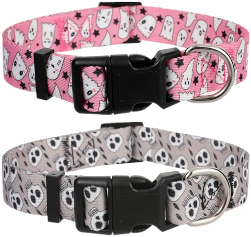 Cute Dog Collar, Halloween Dog Collar for Large Dogs - color: Halloween-2, size: L