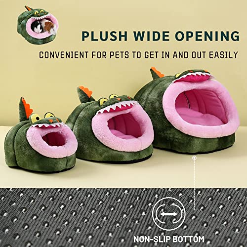 Hedgehog Rat Bed Guinea Pig House Hamster Supplies Chinchilla Cage Ferret Rat Gerbil(S,Crocodile) - color: 3-Crocodile, size: S