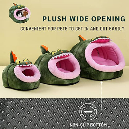 Hedgehog Rat Bed Guinea Pig House Hamster Supplies Chinchilla Cage Ferret Rat Gerbil(S,Crocodile) - color: 3-Crocodile, size: S